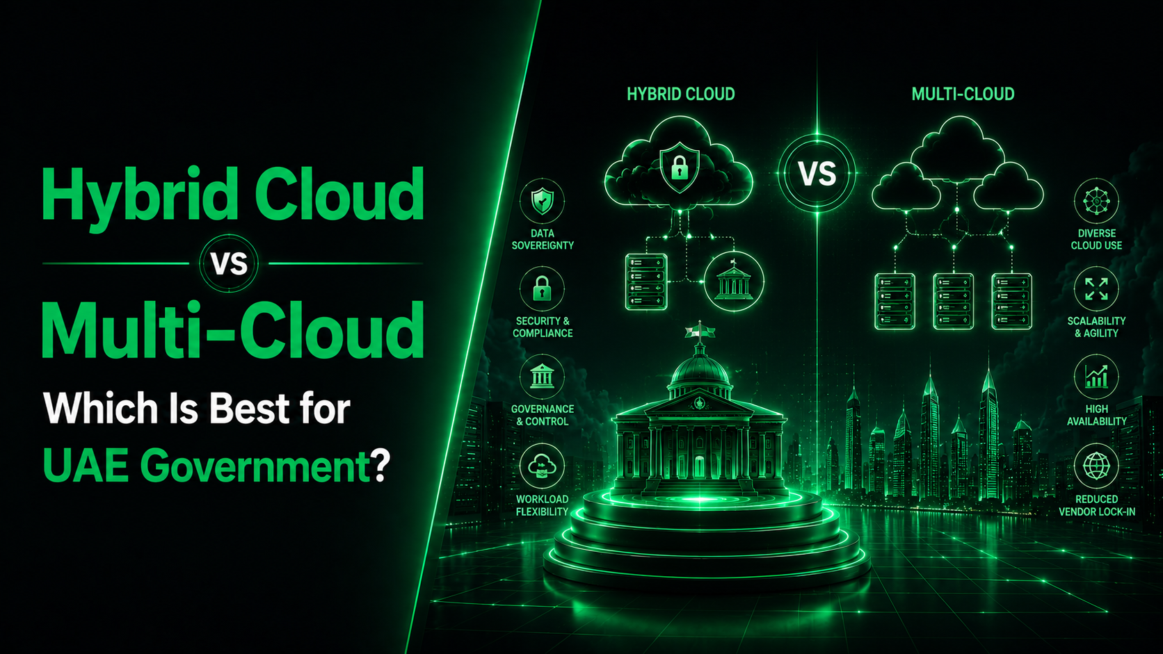 Hybrid Cloud vs Multi-Cloud: Which Is Best for UAE Government?