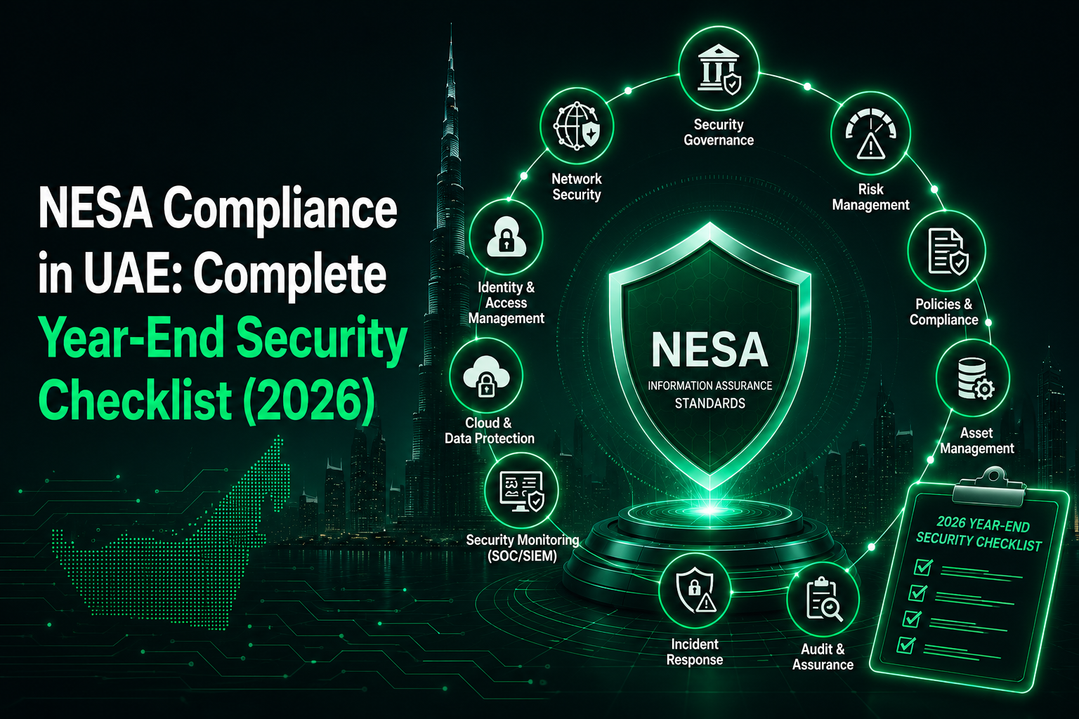NESA Compliance in UAE: Complete Year-End Security Checklist (2026)